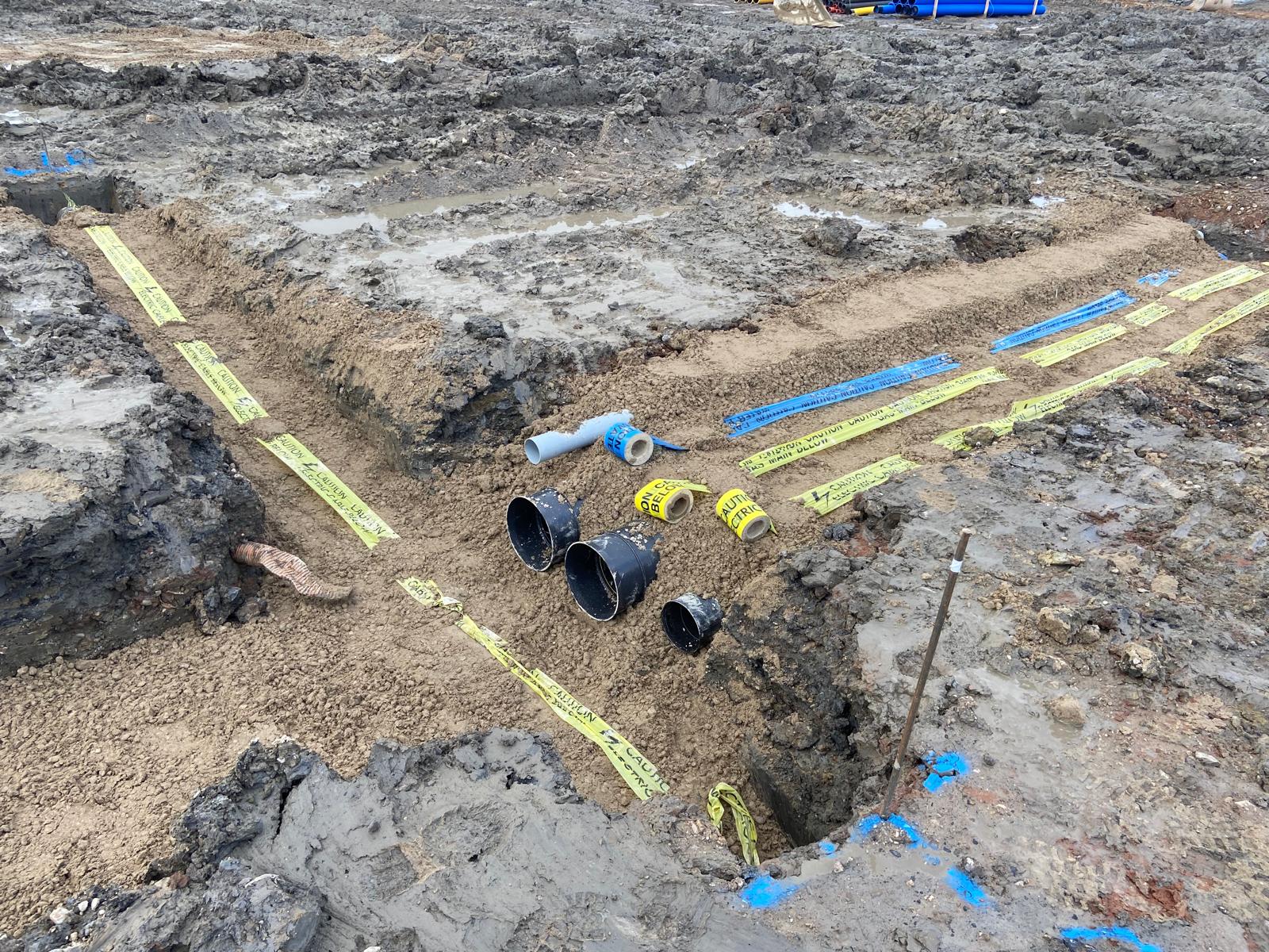 Road construction infrastructure